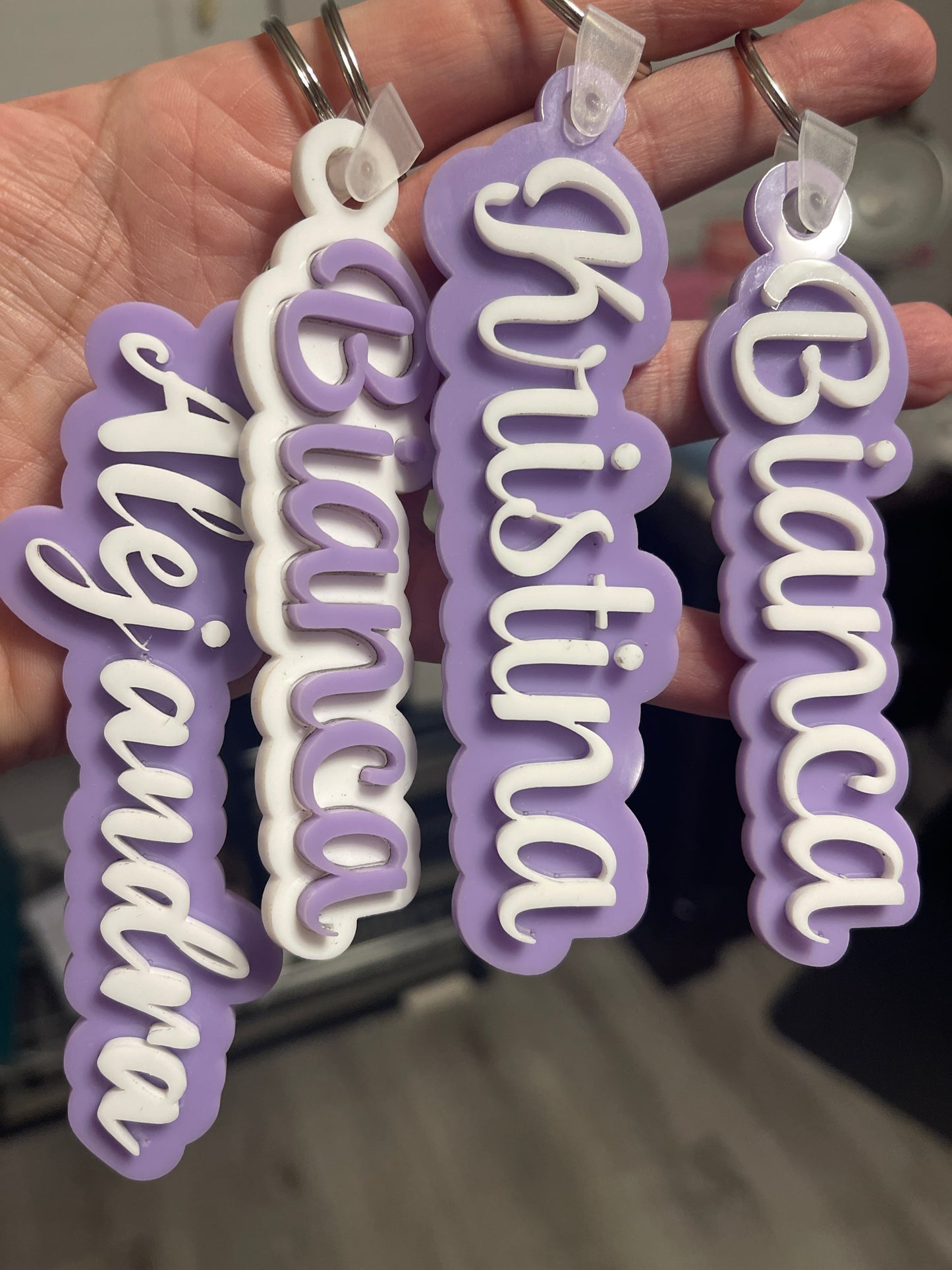 Custom Acrylic Keychain | Personalized 3D Design | Perfect for Kids & Adults