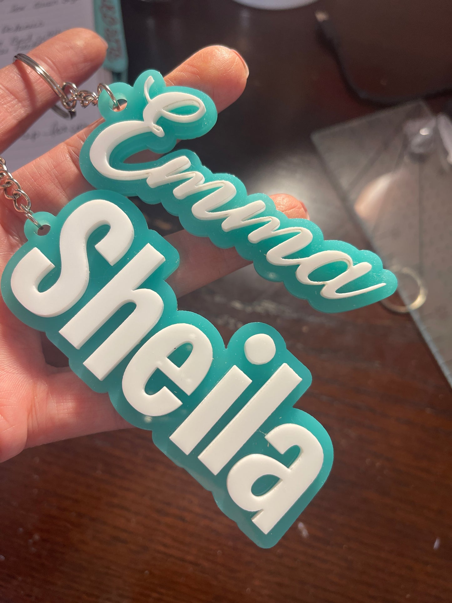 Custom Acrylic Keychain | Personalized 3D Design | Perfect for Kids & Adults