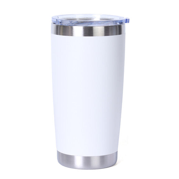 20 on travel mug white coffee 