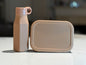 Custom Engraved Silicone Lunch Box & Bottle set for kids, school meal snack set with name, food-grade silicone reusable food container