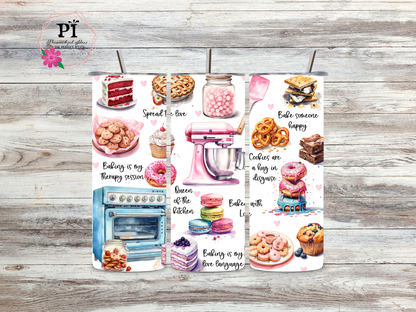 Baking, cakes, oven, 20 oz Skinny Tumbler