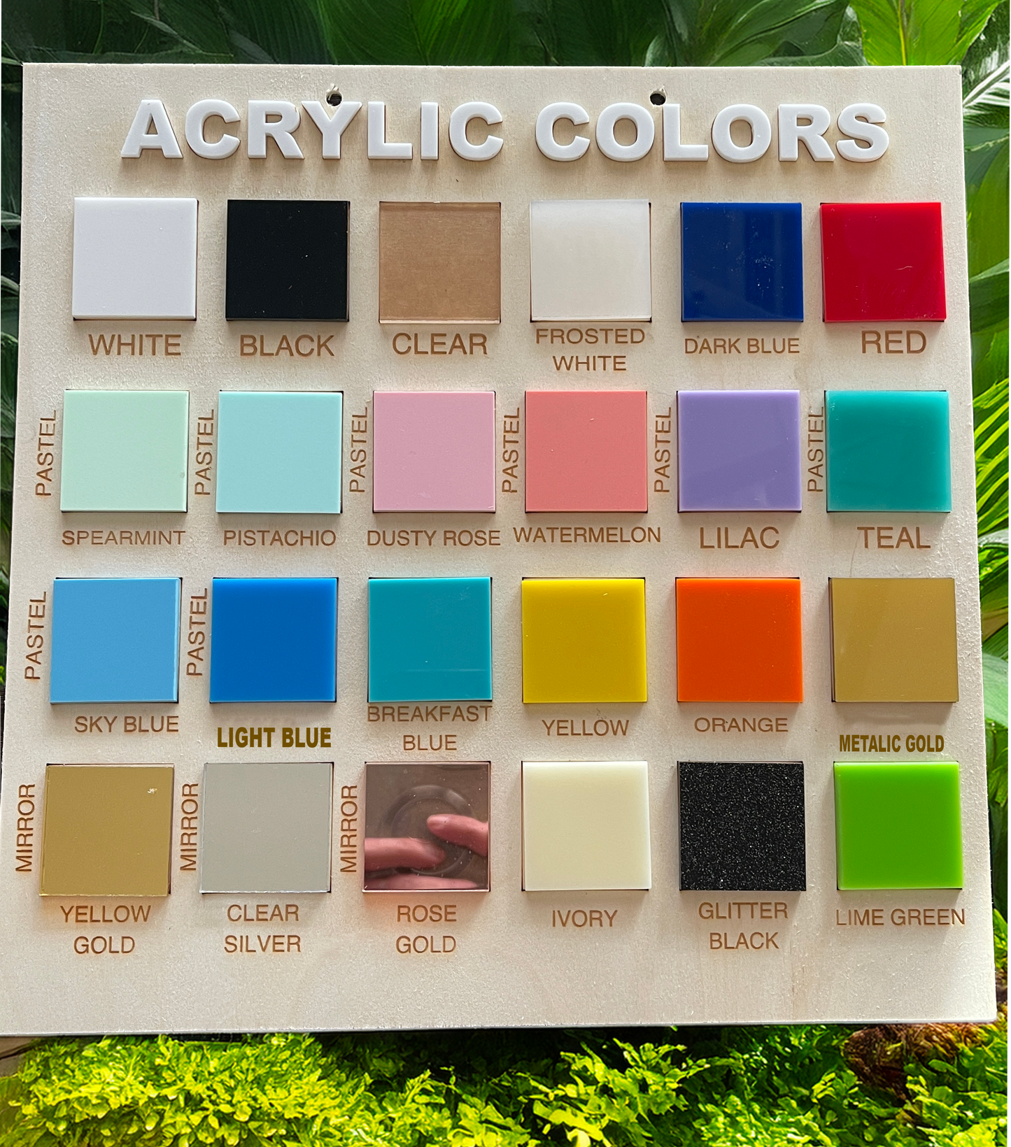 Custom Acrylic QR code Google Review Sign 5.5 X 5 in