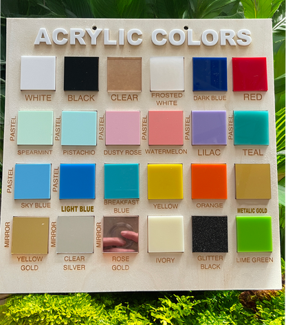 Custom Acrylic QR code Google Review Sign 5.5 X 5 in