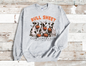 Bull Sheet Cow Lover Club Crew neck Sweatshirt Halloween