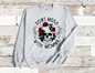 Dead Inside Skeleton Heart, flowers crew Neck Sweatshirt