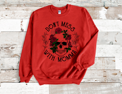 Dead Inside Skeleton Heart, flowers crew Neck Sweatshirt