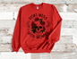 Dead Inside Skeleton Heart, flowers crew Neck Sweatshirt