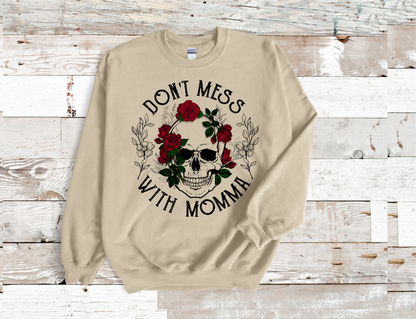 Dead Inside Skeleton Heart, flowers crew Neck Sweatshirt