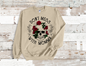 Dead Inside Skeleton Heart, flowers crew Neck Sweatshirt