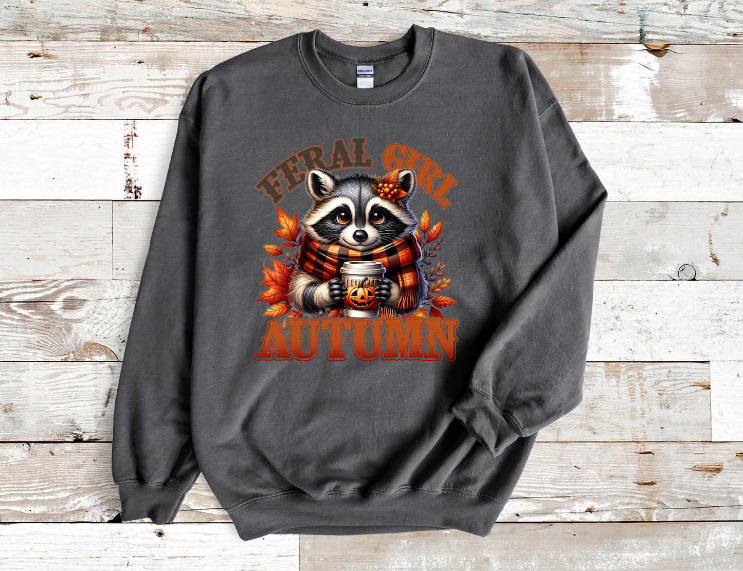 Feral Girl Autumn Crew Neck Sweatshirt