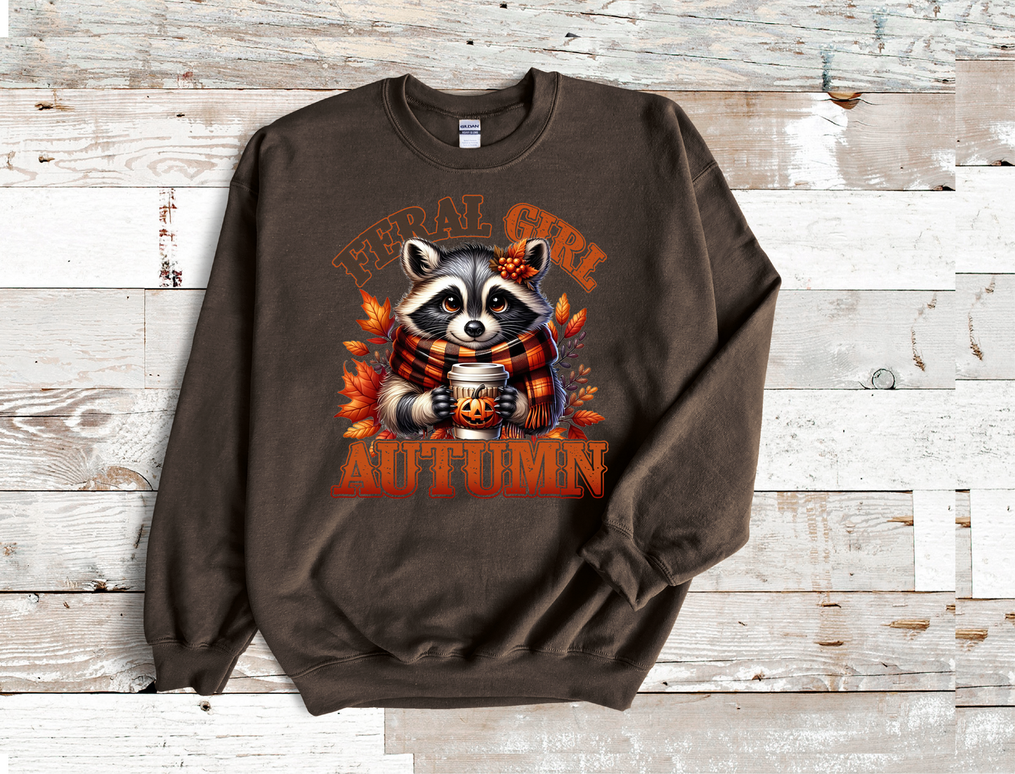 Feral Girl Autumn Crew Neck Sweatshirt