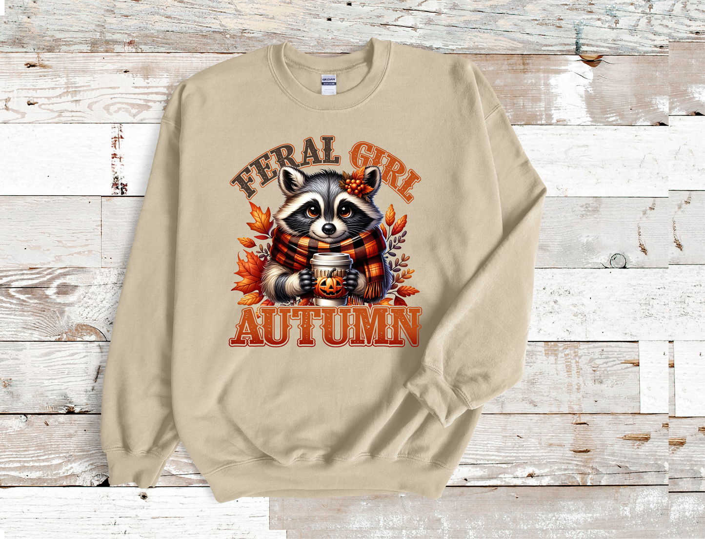Feral Girl Autumn Crew Neck Sweatshirt