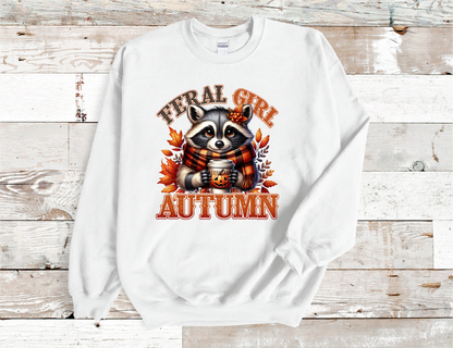 Feral Girl Autumn Crew Neck Sweatshirt