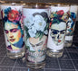 Frida Kahlo shot glasses, shot glass, Frida Kahlo, tequila shot - Set of four shot glasses