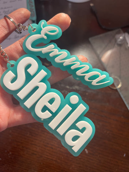 Custom Acrylic Keychain | Personalized 3D Design | Perfect for Kids & Adults