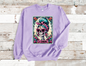 La Chingona Tarot Card Crew neck sweatshirt