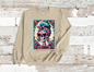 La Chingona Tarot Card Crew neck sweatshirt