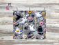 Halloween Ghost and flowers bat tumbler ready to ship 20 oz tumbler