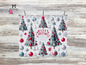 Merry Christmas Tree seasonal 20 oz Skinny Tumbler - Ready to Ship