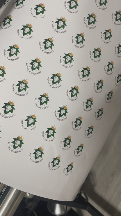 100 Custom logo Stickers Round,  1.5, 2", 3",4" Read Description